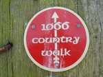 1066 trail sign nr Herstmonceux