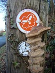 Wildlife verge on the Literary Trail.