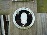 Hampshire South Downs Way sign