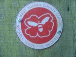 Notable Wildlife Verge sign nr Bignor.