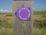 Peak Trail sign on Seven Sisters